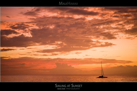 Maui Hawaii Sunset Posters